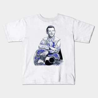 Hank Snow - An illustration by Paul Cemmick Kids T-Shirt